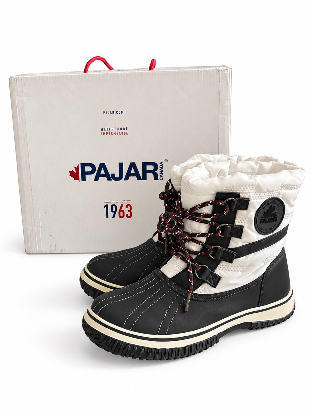 Pajar Women’s Winter Boots Faux Fur Trim Excellent Condition Size 7